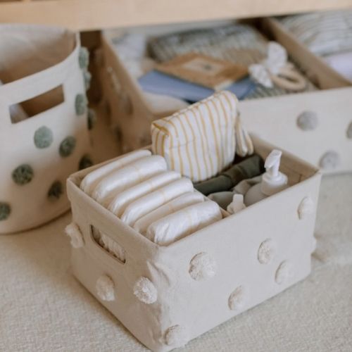 Pehr Pom Pom Hideaway Caddy Organizer - Natural
