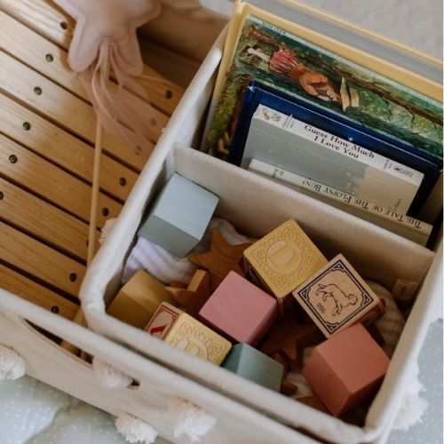 Pehr Pom Pom Hideaway Caddy Organizer - Natural