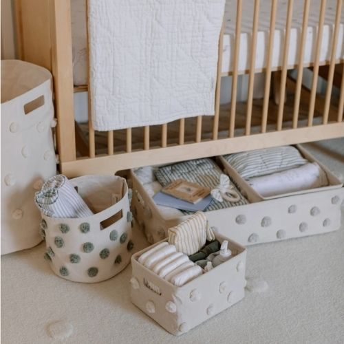 Pehr Pom Pom Hideaway Caddy Organizer - Natural