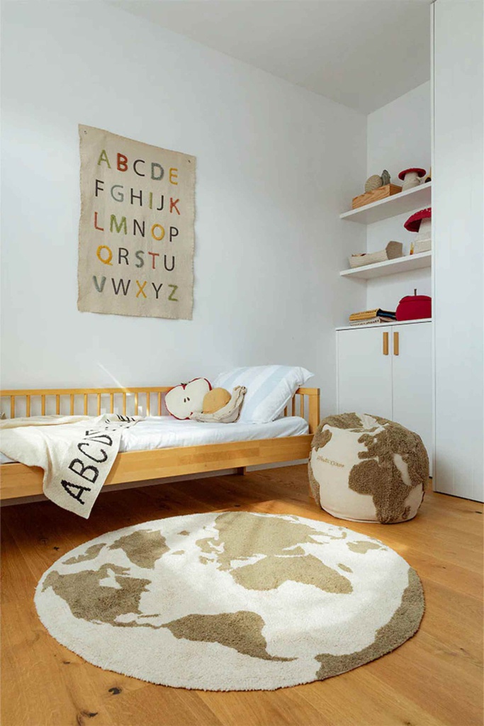 Alfombra Rugcycled World Map