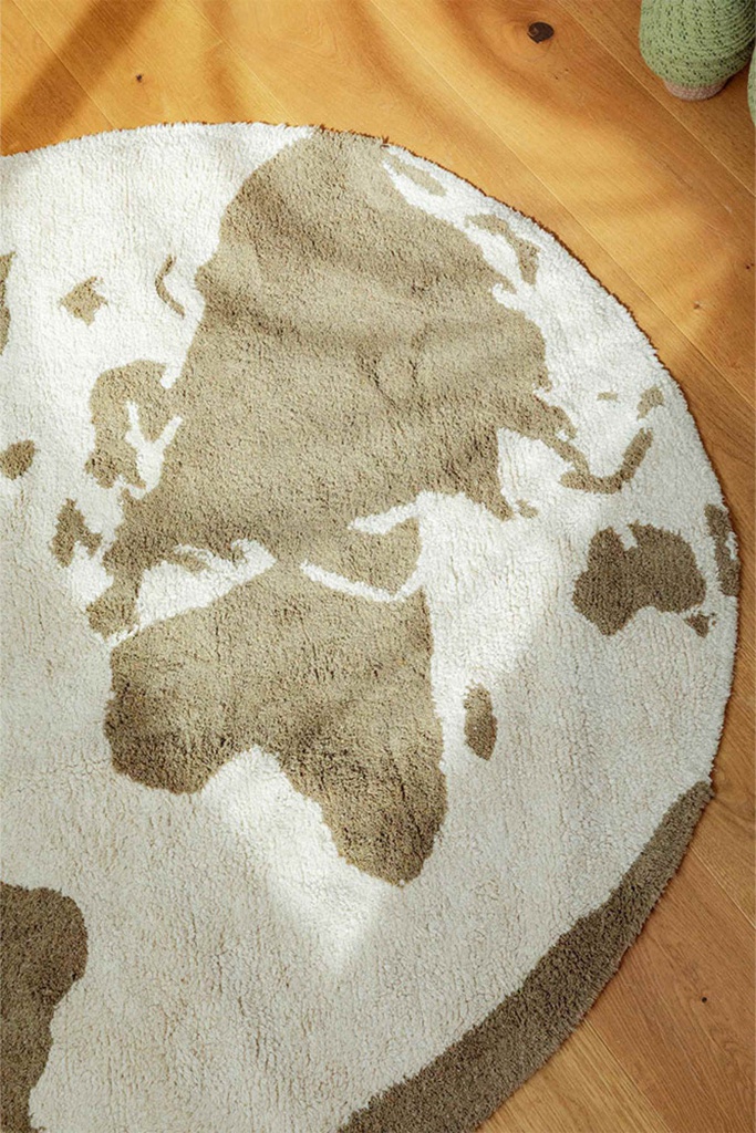 Alfombra Rugcycled World Map