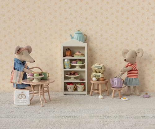 Maileg Café Furniture Set Big Mouse - Pale Pink