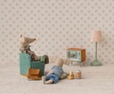 Maileg Floor Lamp Mouse - Mint