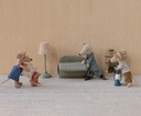 Maileg Floor Lamp Mouse - Mint