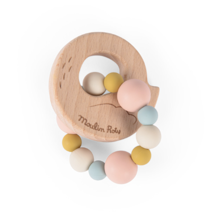 Swan Teething Ring Rattle - Mordedor