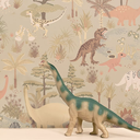 Majvillan Dinosaur Vibes - Soft Green  (Por Rollo)