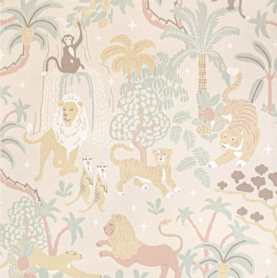Majvillan Jungle Glow in the Dark - Sandy Beige (Por Rollo)