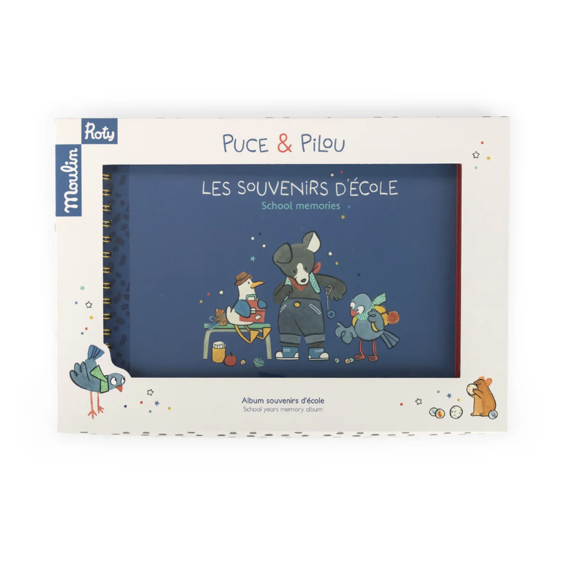 School Years Memory Album - Puce &amp; Pilou (FR/EN)