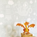 Majvillan Dragon Sky - Grey (Por Rollo)