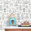Majvillan Small Town - Soft Black (Por Rollo)
