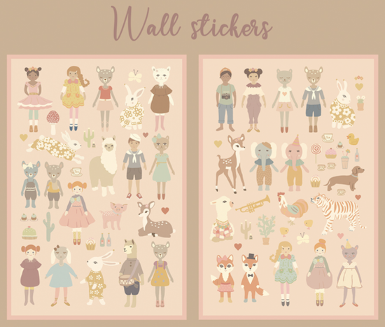Majvillan Dollhouse Wall Stickers