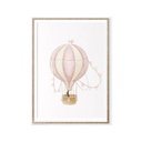 Cuadro Globo Rosado