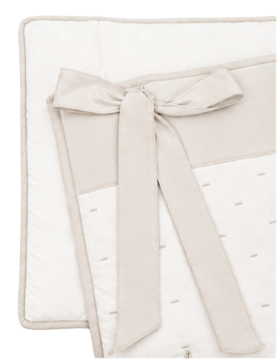 Protector de Cuna by Carmella - Blanco Beige
