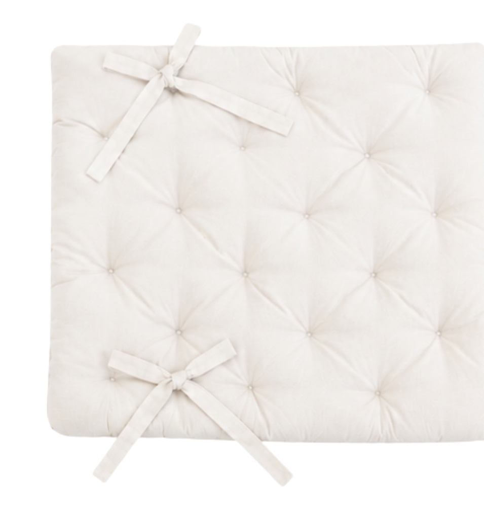 Protector de Cuna Pupeado by Carmella - Beige