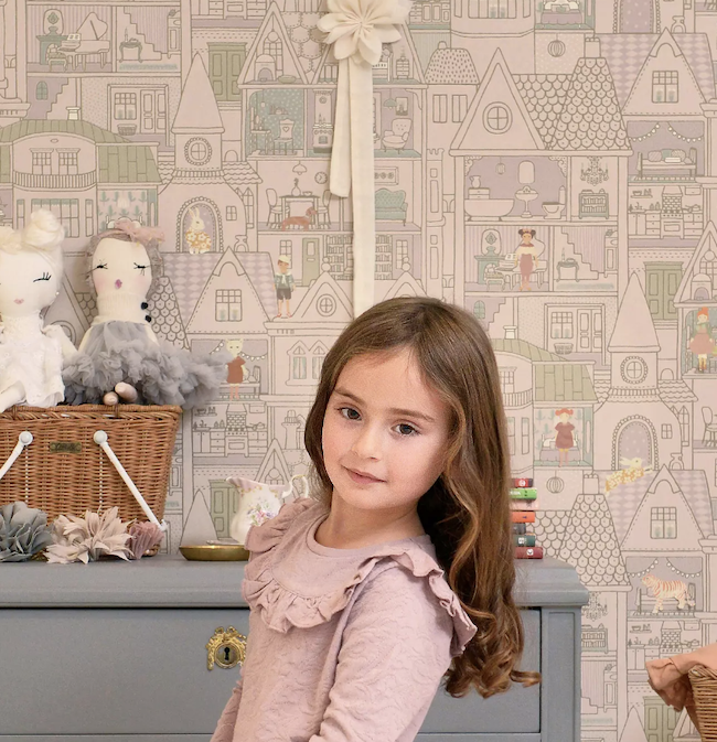 Majvillan Dollhouse - Soft Lilac (Por Rollo)
