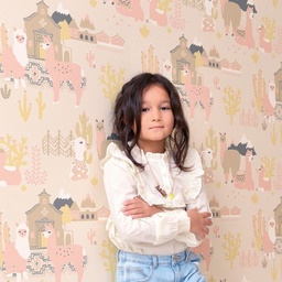[PTM-14303] Majvillan Llama Village - Light Sunny Pink (Por Rollo)