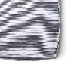 [P-572] Pehr Sabana de Cuna Stripes Away - Ink Blue