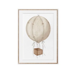 Cuadro Globo Beige