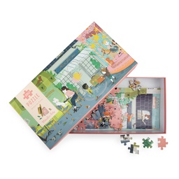 [MR-642442] 10 Rue Des Lilas Panoramic Puzzle - Les Parisiennes