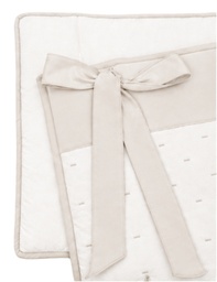 [P-628] Protector de Cuna by Carmella - Blanco Beige